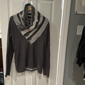 Desigual Boho Cowl lightweight sweater